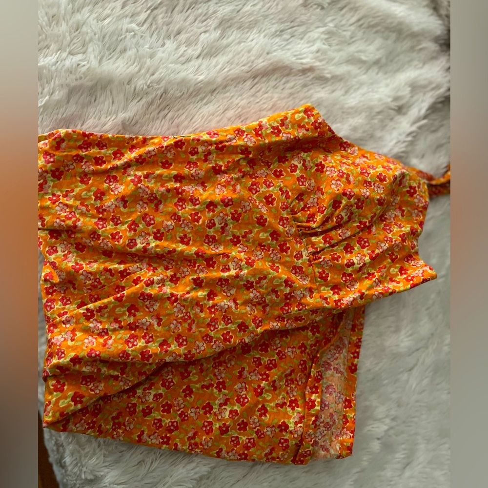 floral mini dress